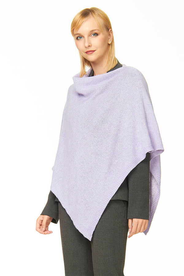 ponchetto lana merino cashmere