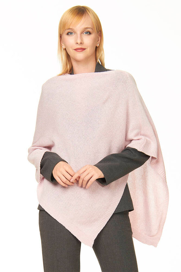 ponchetto lana merino cashmere