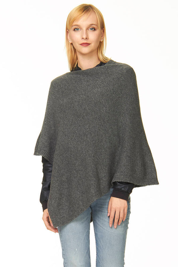 ponchetto lana merino cashmere