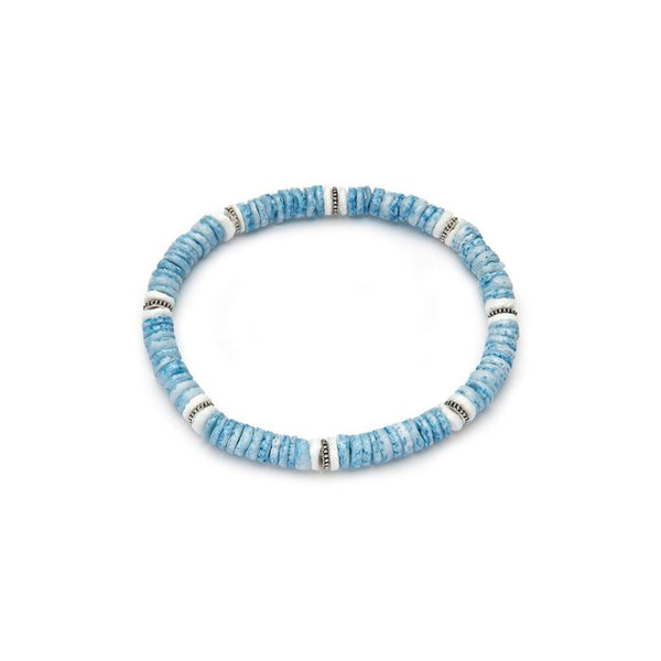 Bracciali conchiglia azzurro