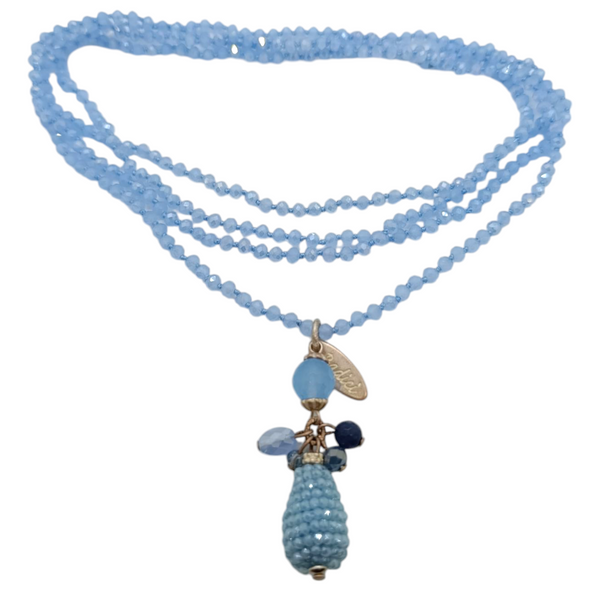 Collana filo cristalli