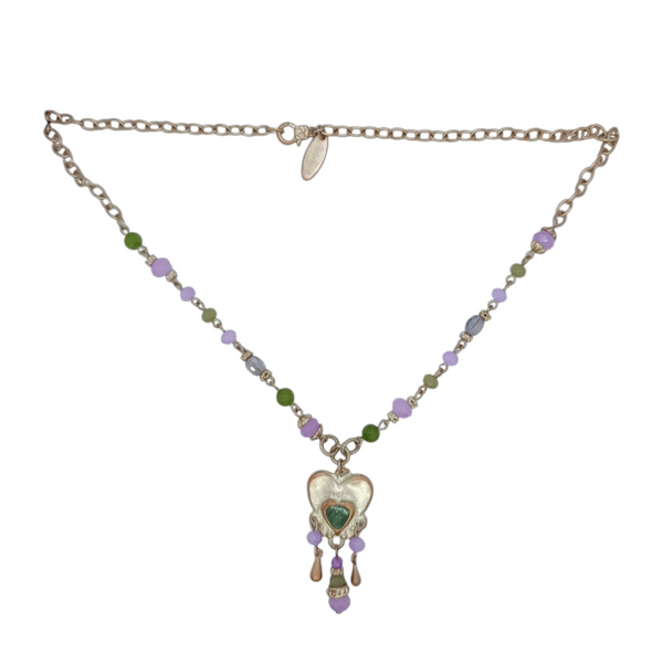 Collana cuore smaltato