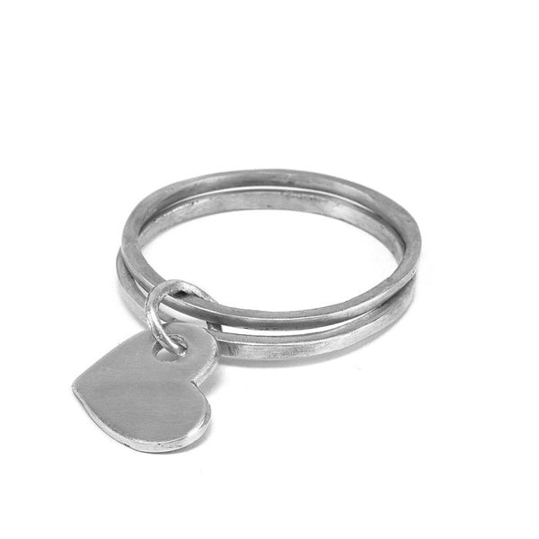 Bracciale doppio cuore