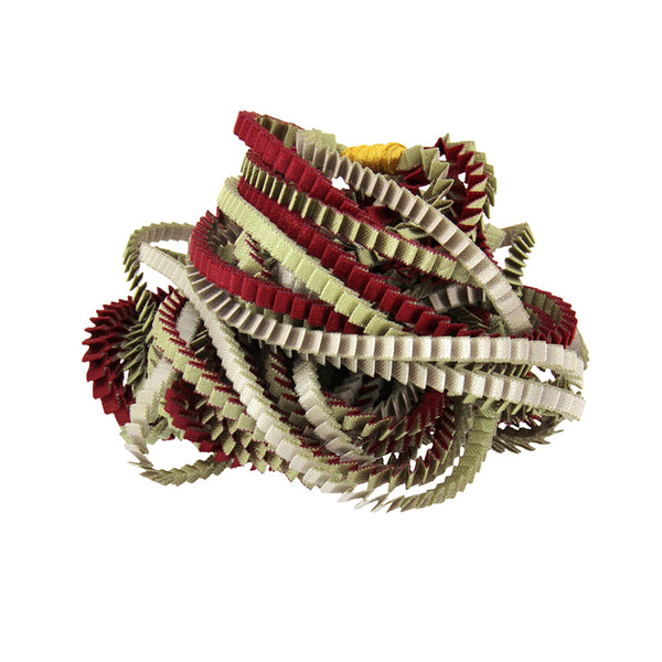 Collana plissettata lunga