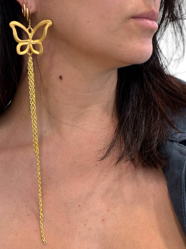 Orecchini volo dorato