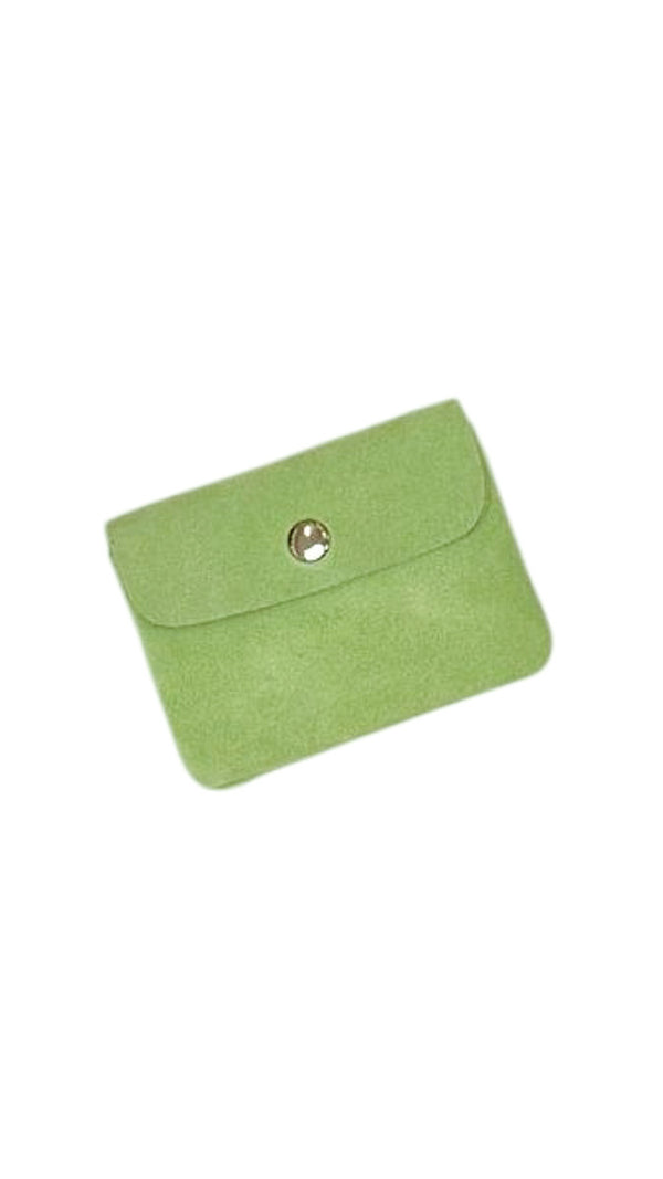 Portaspicci in pelle scamosciato con taschino