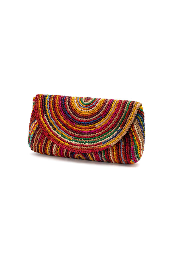Pochette Rafia Mezzaluna.