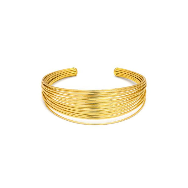 Bangle aperto multilinee