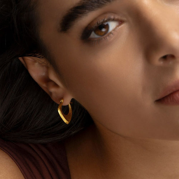 Orecchini forma irregolare