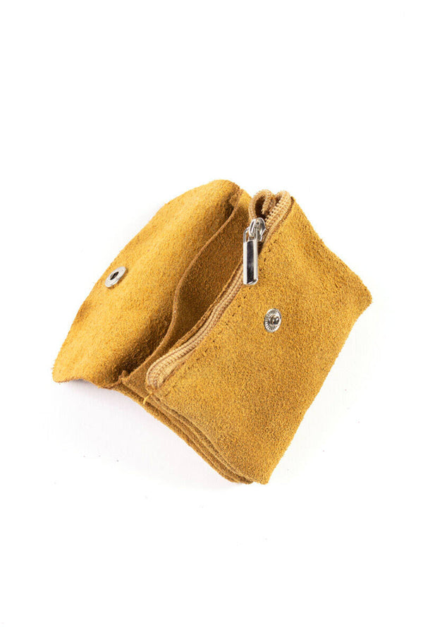 Portaspicci in pelle scamosciato con taschino