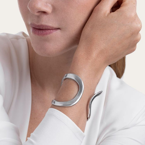 Bracciale rigido 2 bande irregolari