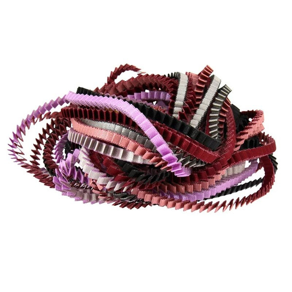 Collana plissettata lunga