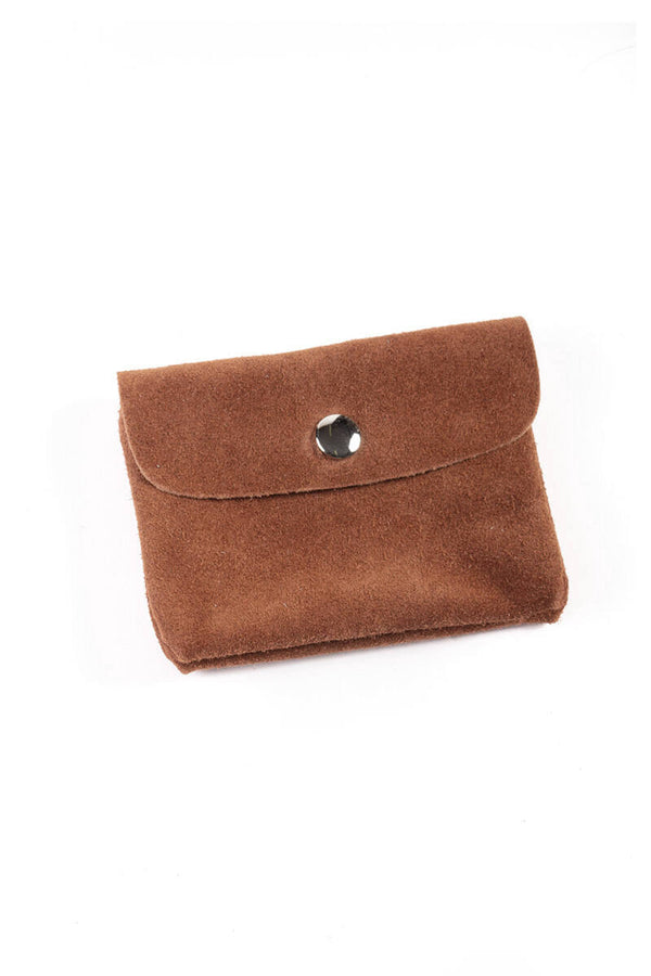 Portaspicci in pelle scamosciato con taschino