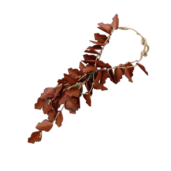 Collana ciondolo foglie