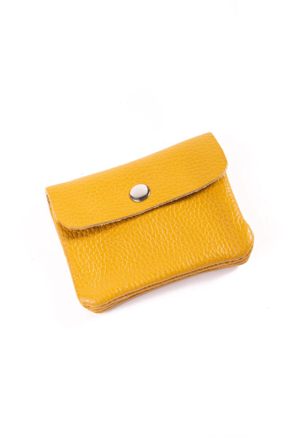 Portaspicci con taschino clip e zip pelle