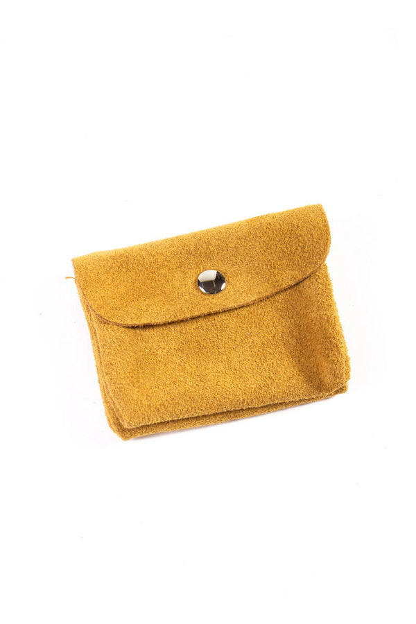 Portaspicci in pelle scamosciato con taschino