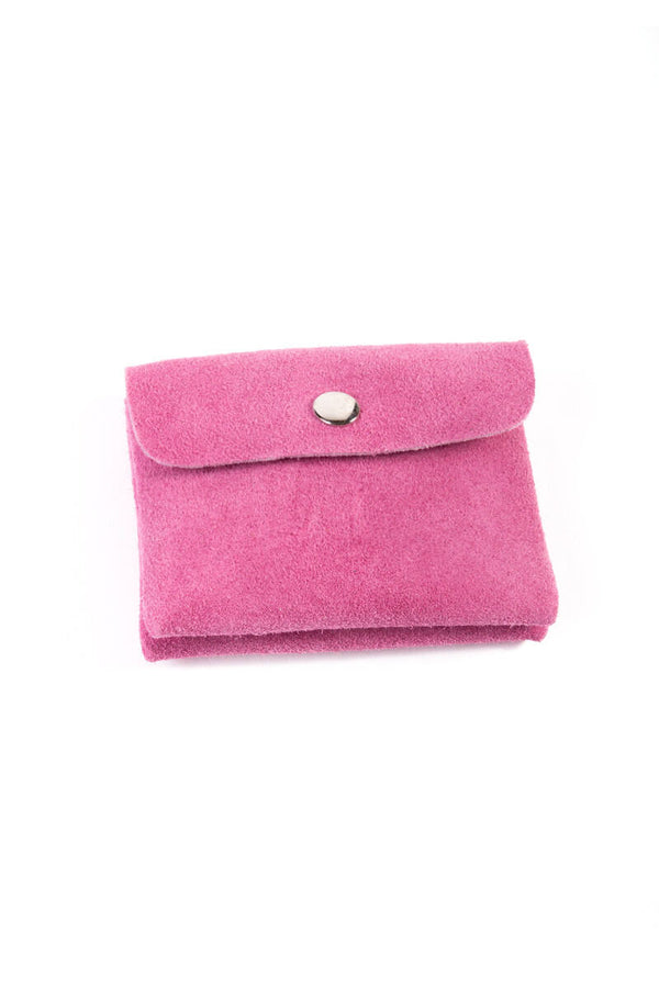 Portaspicci in pelle scamosciato con taschino