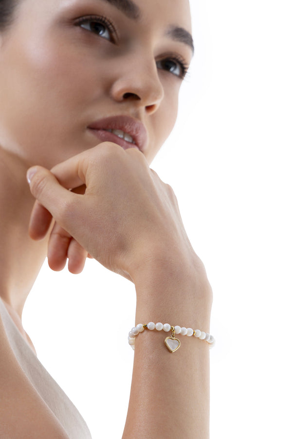 Bracciale elastico cuore