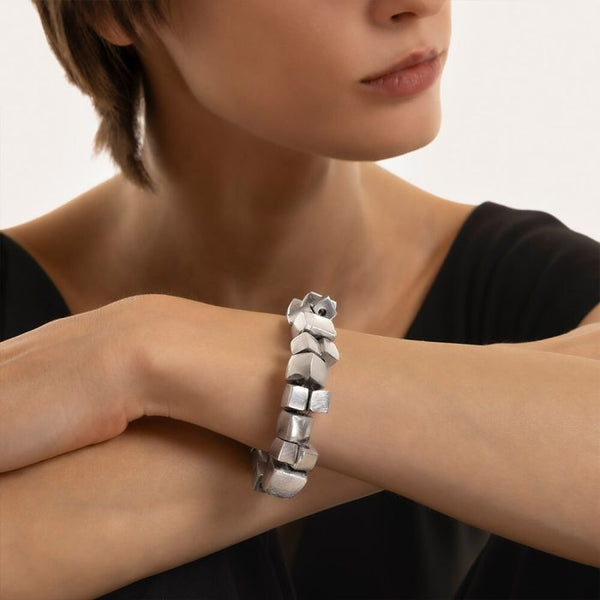 Bracciale elastico cubi