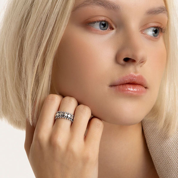 Anello fascia stelle