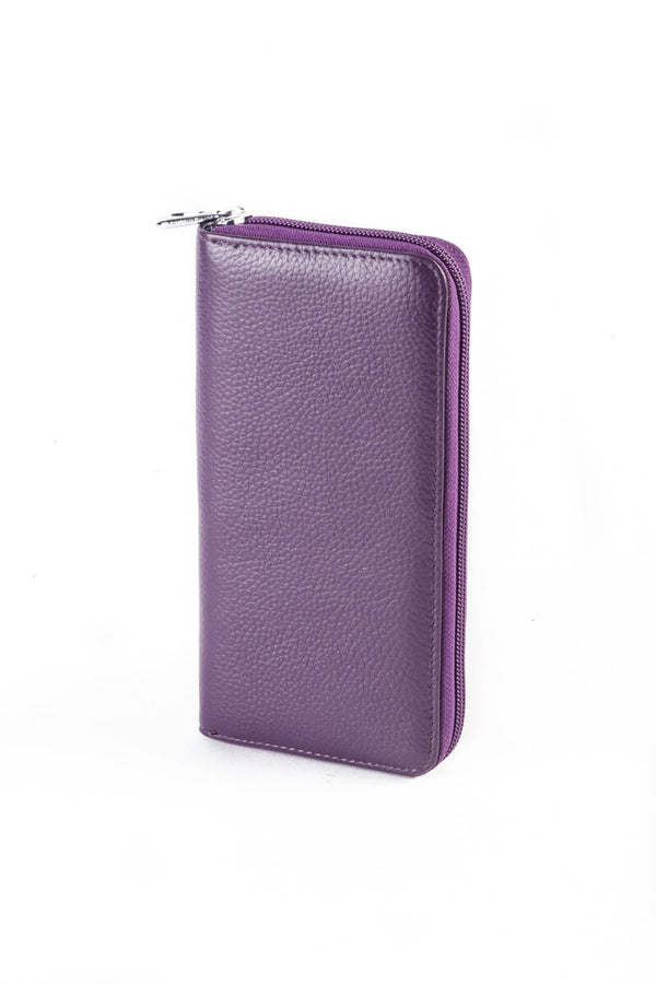 Portafoglio grande zip