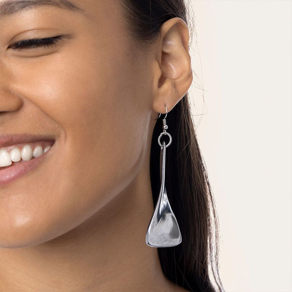 Orecchini triangolare irregolare