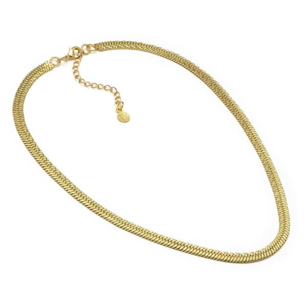 Collana serpente piatto