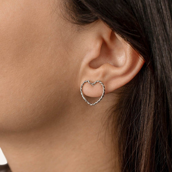 Orecchini sagoma cuore