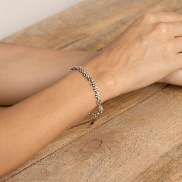 Bracciale elastico margherite