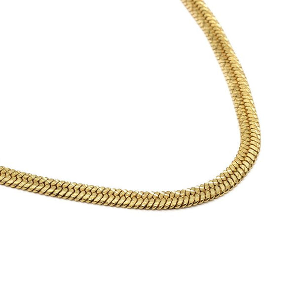 Collana serpente piatto