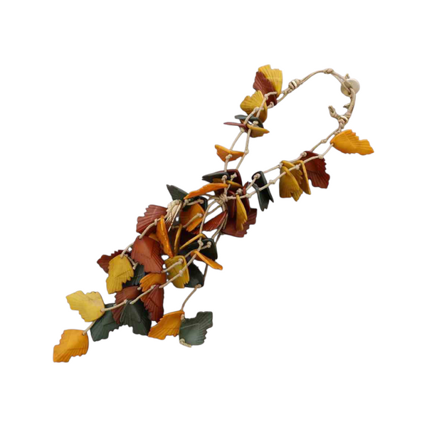 Collana ciondolo foglie