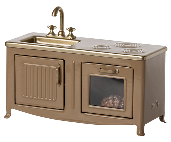 Cucina topo marrone chiaro