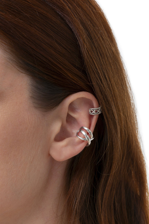 Set 2 ear cuff cuori