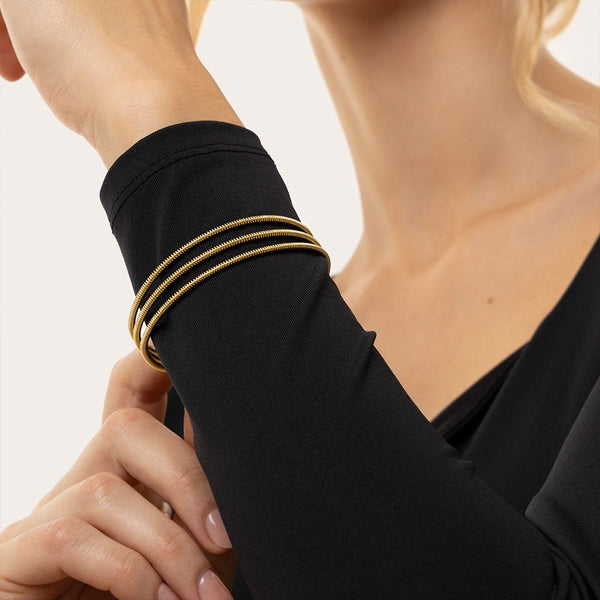 Bracciale fascia 3 linee molla