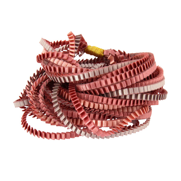 Collana plissettata lunga