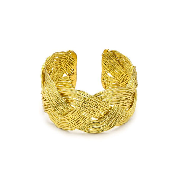 Bracciale fascia treccia multilinee