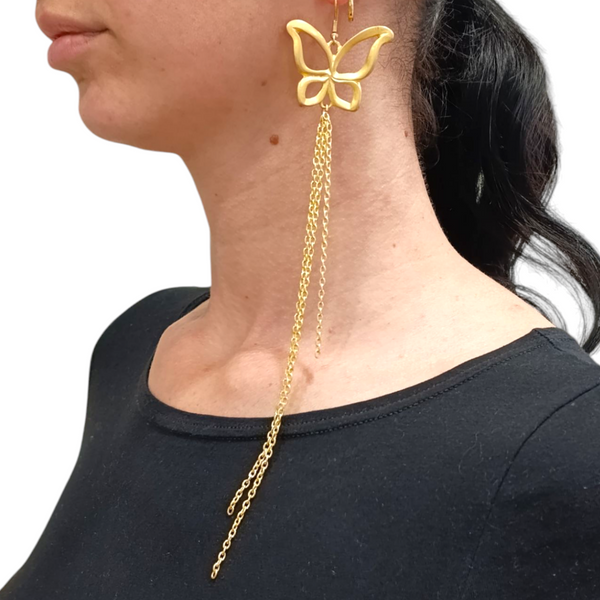 Orecchini volo dorato