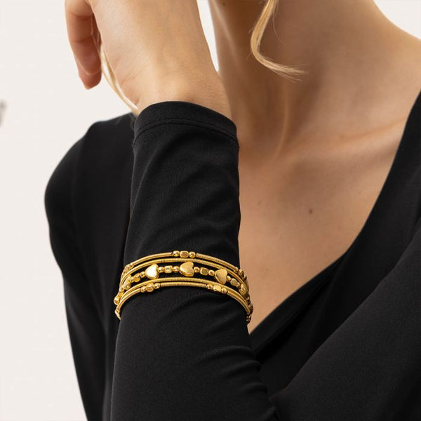 Bracciale molla cuore