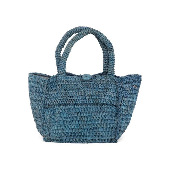 Borsa saddle raffia