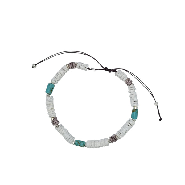 bracciale uomo conchiglia regolabile