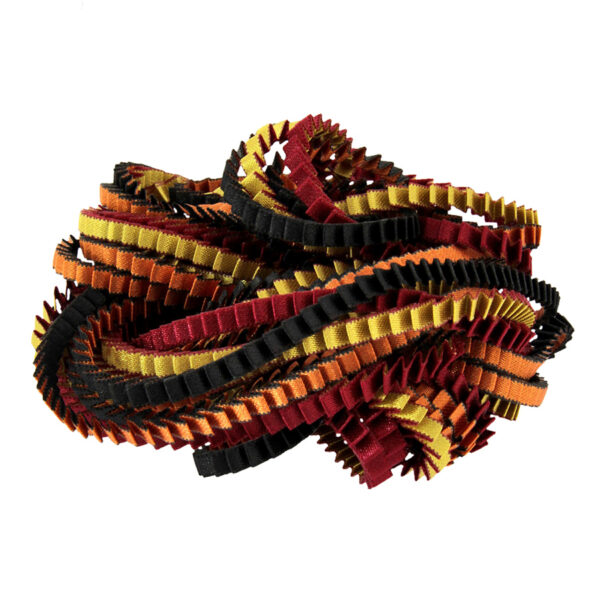 Collana plissettata lunga