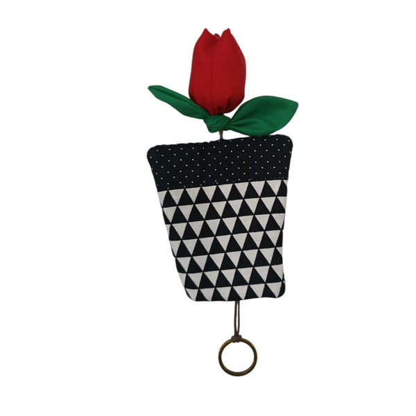 portachiavi vaso tulipano