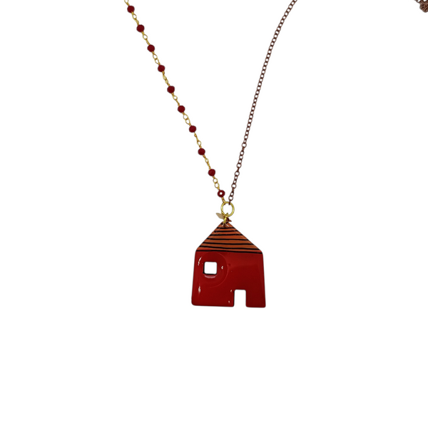 Collana casetta rossa