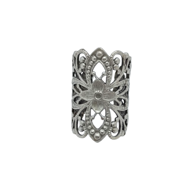 Anello fascia filigrana