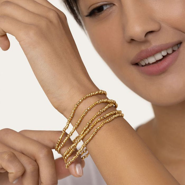 Collana lunga sfere mix