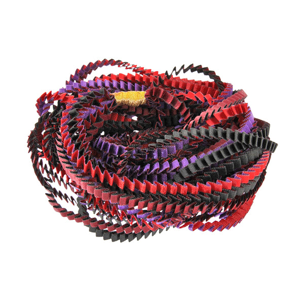 Collana plissettata lunga