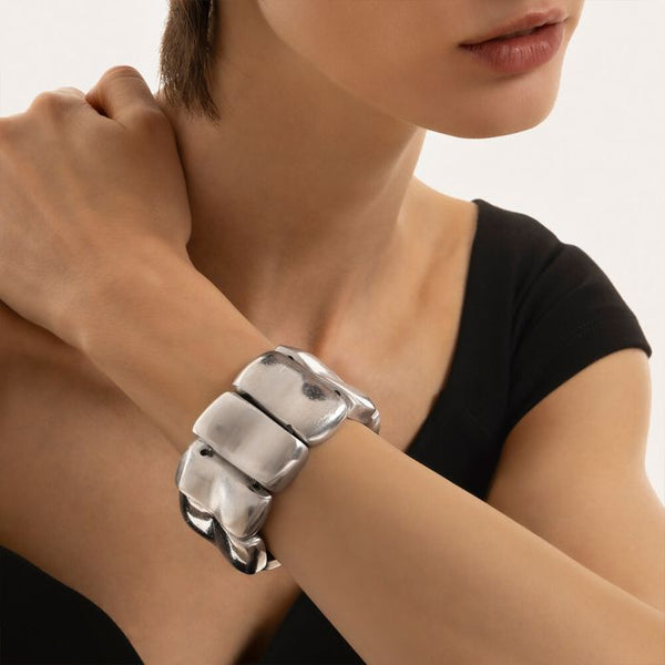 Bracciale elastico rettangoli