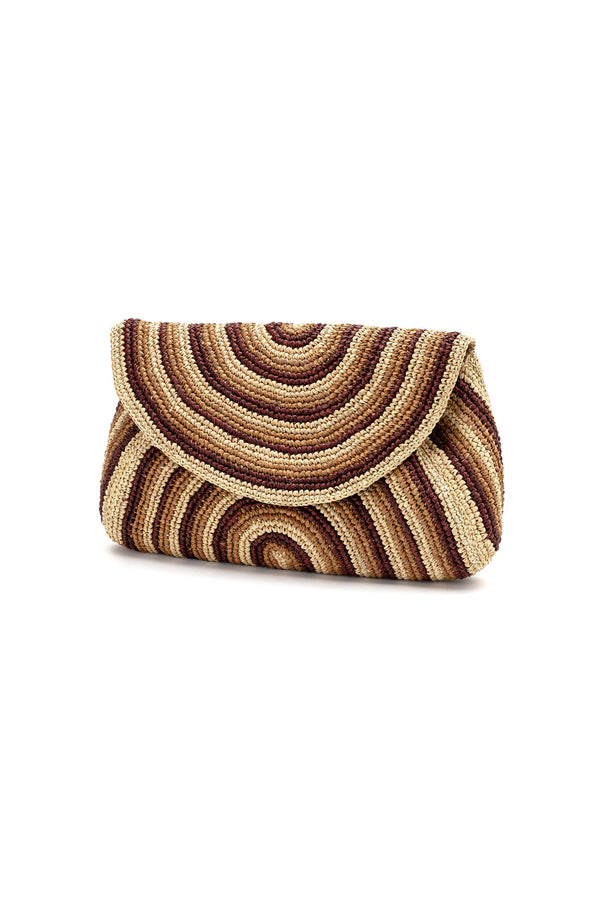 Pochette Rafia Mezzaluna.