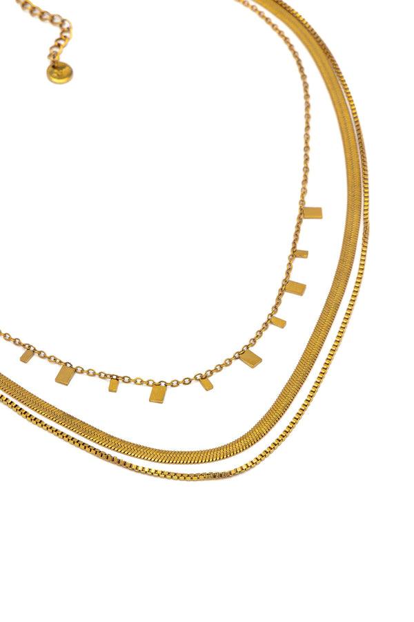 collana 3 catene mix