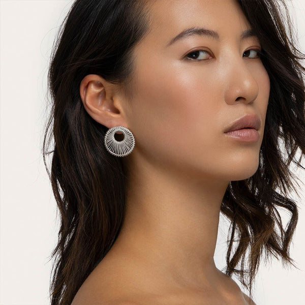 Orecchini microfilm bacati